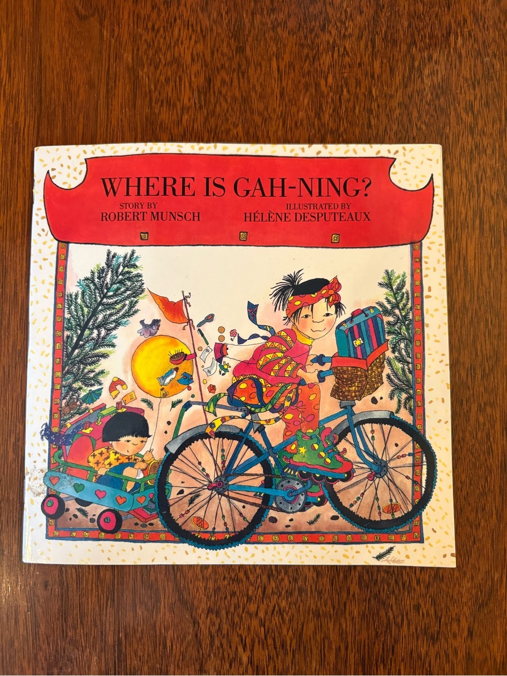 Signed Robert Munsch Where Is Gah-Ning? 1994 Original Edition Autographed